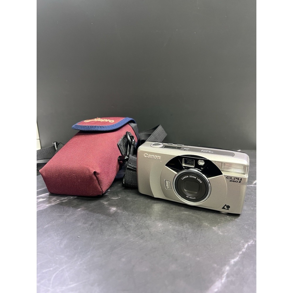 Vintage Canon ELPH 260Z Point & Shoot Film Camera APS Film - Tested Powers On